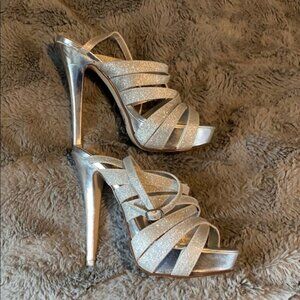 Silver heels